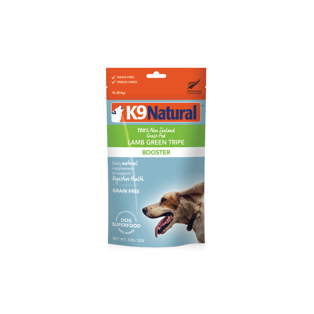 K9 Natural Lamb Green Tripe Freeze-Dried Booster for Dogs